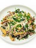 Braised Ham and Fennel Salad with Citrus Shallot Vinaigrette