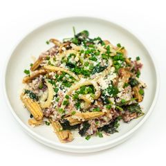 A picture of Braised Ham and Fennel Salad with Citrus Shallot Vinaigrette.