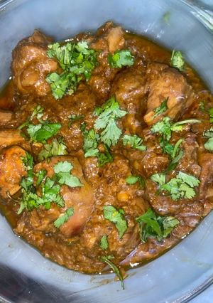 A picture of Chicken nizami recipe & Hyderabad recipe.
