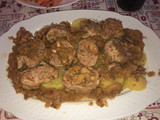 Solomillo de cerdo con champiñones y reducción de cava