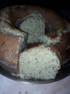 Una foto de Budín de naranja, zanahoria y semillas