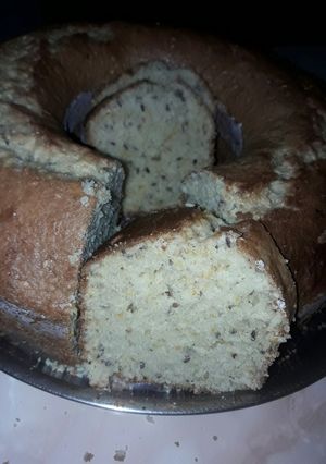 Una foto de Budín de naranja, zanahoria y semillas