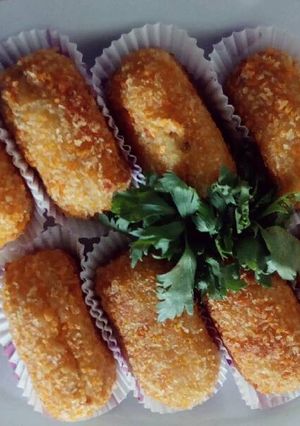 Foto resep Kroket isi udang ekonomis