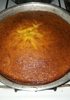 Una foto de Torta de zanahoria en licuadora
