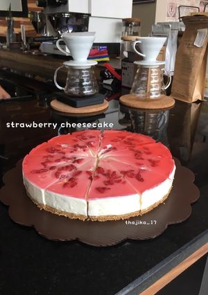 Foto resep Strawberry cheesecake