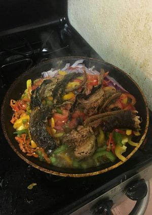 A picture of Dry fish-bell sauce.
