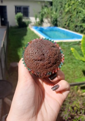 Una foto de Muffins de chocolate súper fácil