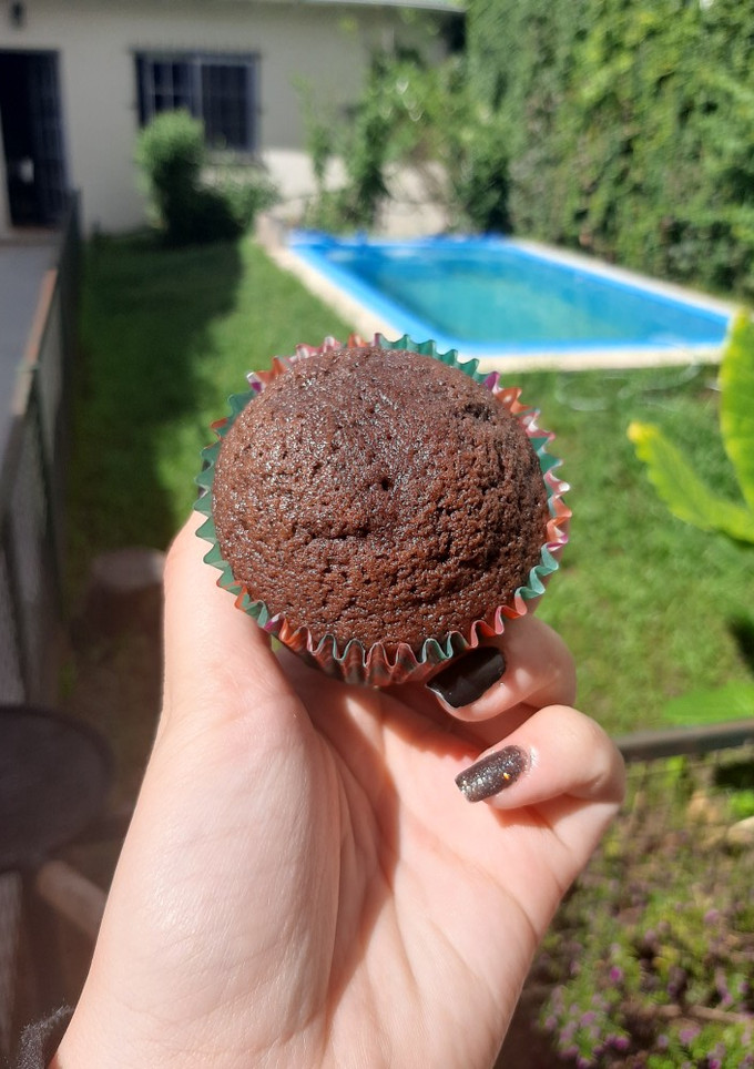 Una foto de Muffins de chocolate súper fácil