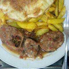 A picture of Chips egg with perpesun kifi.