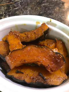 Una foto de Zapallo especiado caramelizado