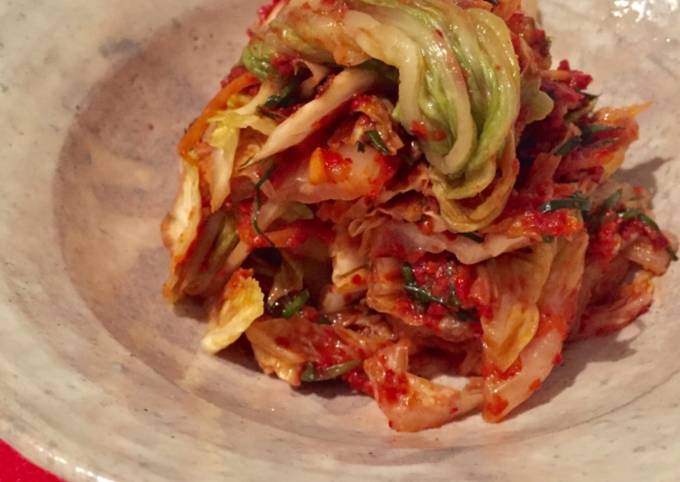 Simple Way to Prepare Award-winning Vegan kimchi