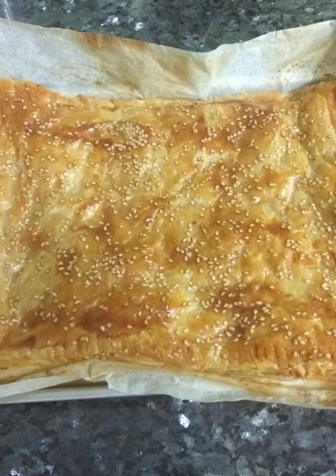 Una foto de Hojaldre de pollo y verduras