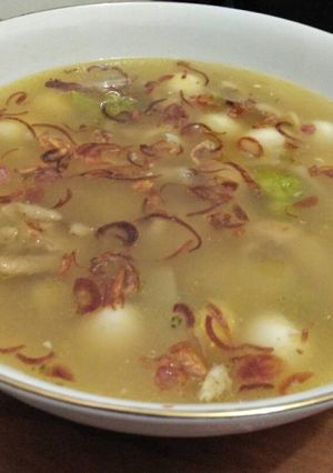 Foto resep Sup sayur, ayam, n telur puyuh