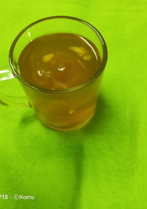 A picture of Saffron Tea / Fat cutter drink.