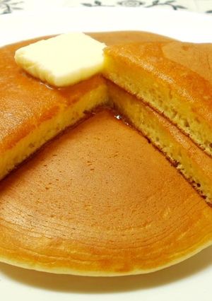 A picture of Fluffy Pancakes Without Baking Powder.