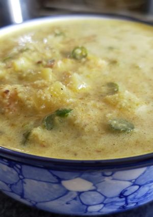 A picture of Vegetable Kurma.