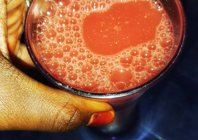 Easiest Way to Prepare Homemade Watermelon juice
