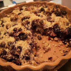 A picture of Blueberry Crumble.