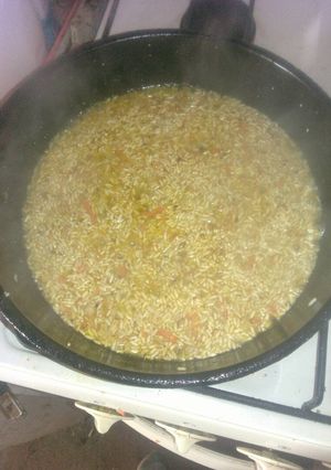 Una foto de Arroz tostado