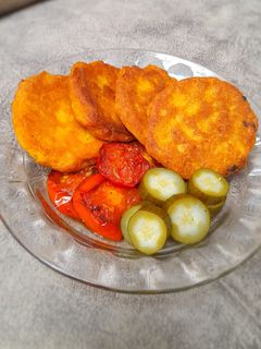 عکسی از دستور کوکو شکم پر
