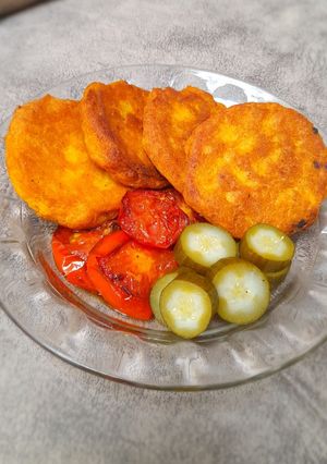 عکسی از دستور کوکو شکم پر