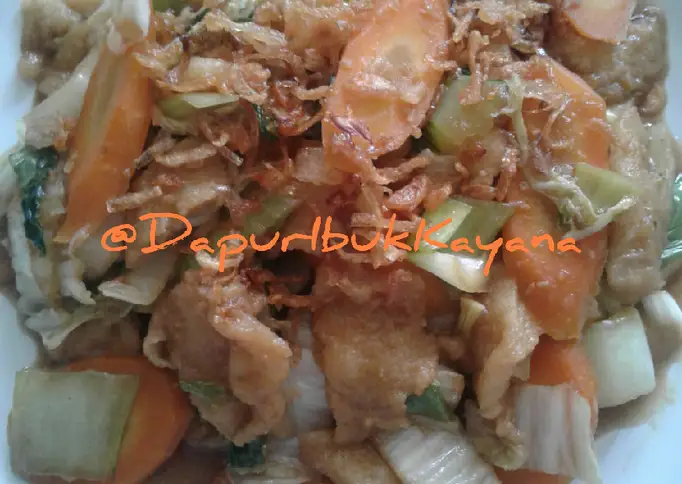Resep 61 Cap Jae (Cap Cay Jawa) Anti Gagal