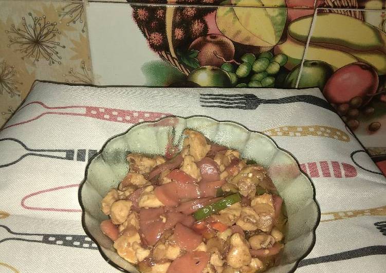 Ayam jeletot saus tiram