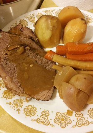 A picture of Perfect Pot Roast & Vegetables.
