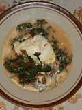 Gulai daun ubi telor mata sapi