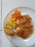 Chicken Steak + Saus BBQ