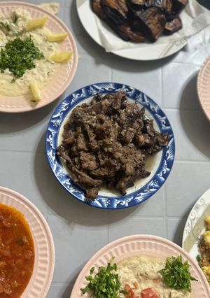 صورة لوصفة صينية 💕 قلوب وطحال وفشة وكبدة غنم