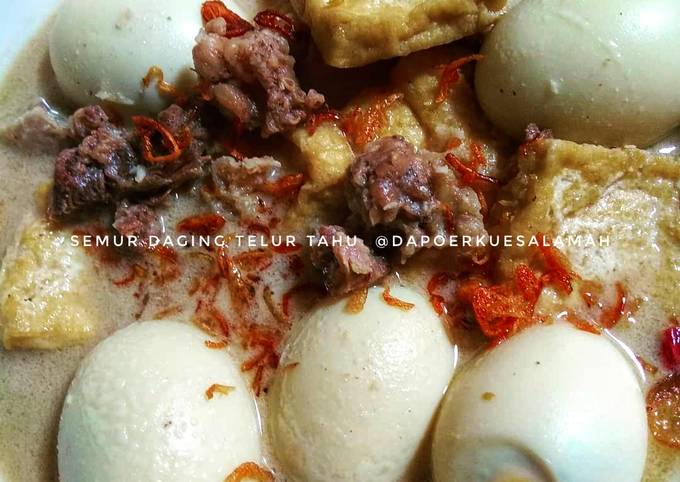 Semur Daging Telur Tahu Khas Semarang