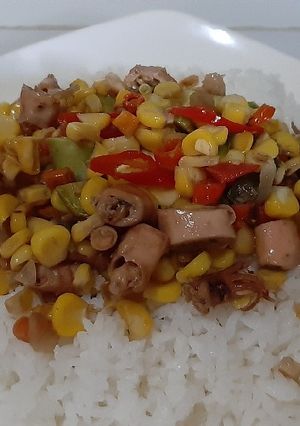 Foto resep Cumi Asin Jagung Pedas