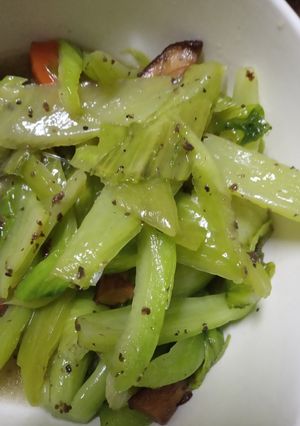 松露炒芥菜 的食譜成品照片