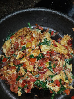 A picture of Vegetable Fried Eggs.