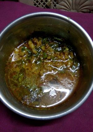 A picture of Mangodi ki Sabji.