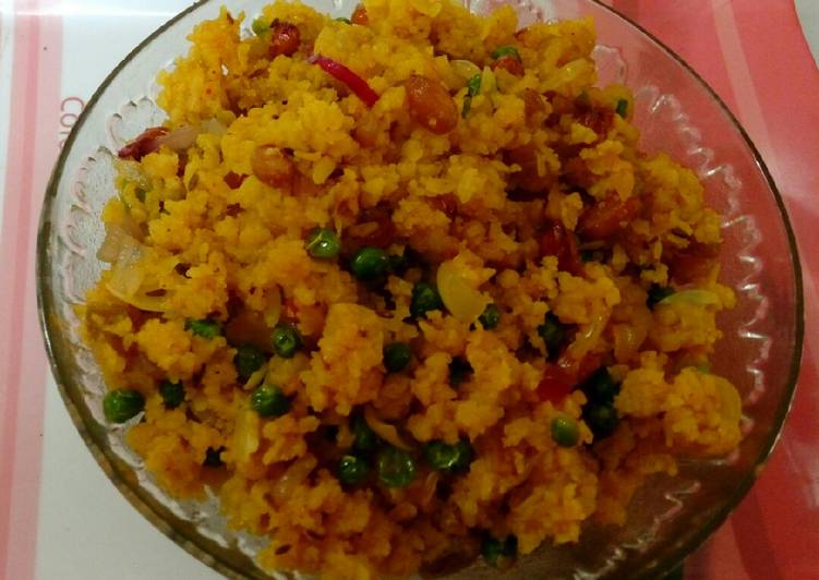Steps to Make Quick Chirer pulao (Flatten Rice)