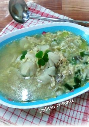Foto resep Sup Jamur Telur