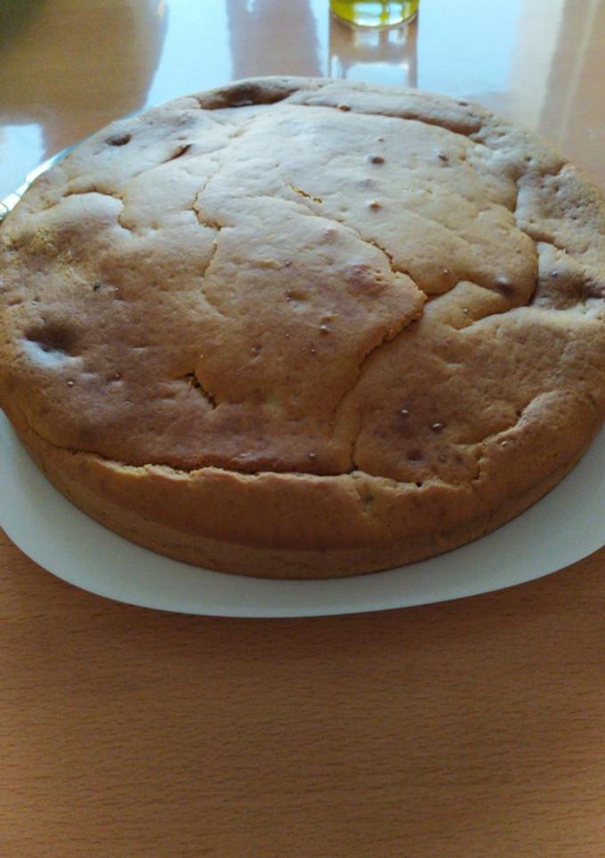 Una foto de Torta de banana y miel en hornito eléctrico
