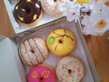 Donat pisang glaze topping
