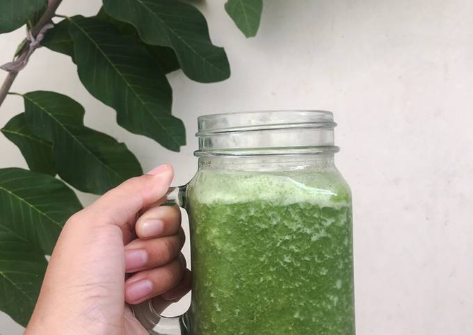 Cara Gampang Membuat Green Smoothies Healthy Drink, Enak Banget