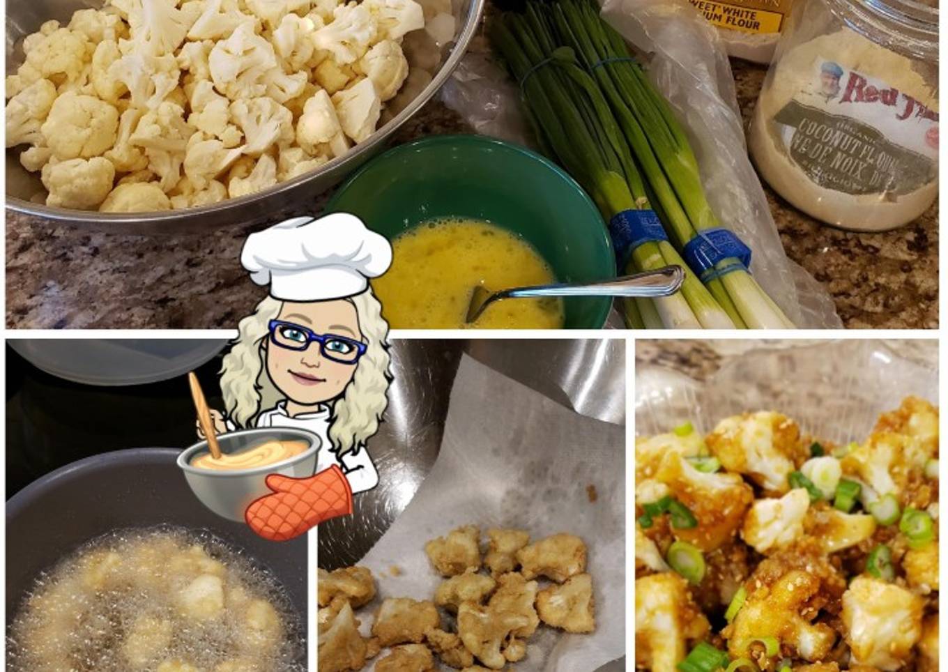 Cauliflower Bites 🥘 with Sticky Sweet Tamari Sauce