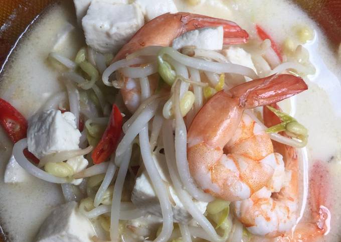 Cara Memasak Tahu toge kuah santan Istimewa