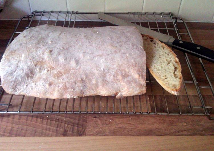 Easiest Way to Prepare Homemade Ciabatta Bread