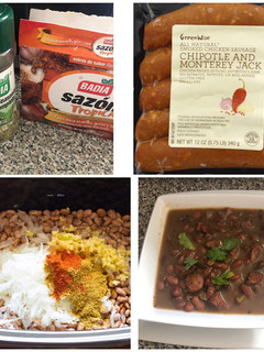 Una foto de Frijoles charros pintos (Mexican pinto beans)Crockpot / slow cooker