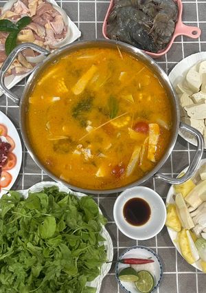 Hình của món Lẩu thái (gói gia vị sẵn).
