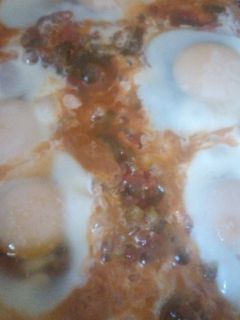 صورة لوصفة شكشوكة بالفلفلة 🍅 والبيض 🍳