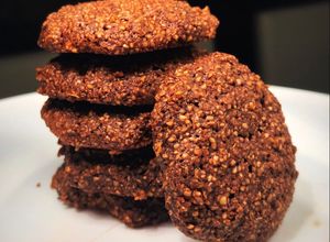 Una foto de Galletas de avena y café saludables