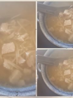 Una foto de Sopa de cocido con tropezones