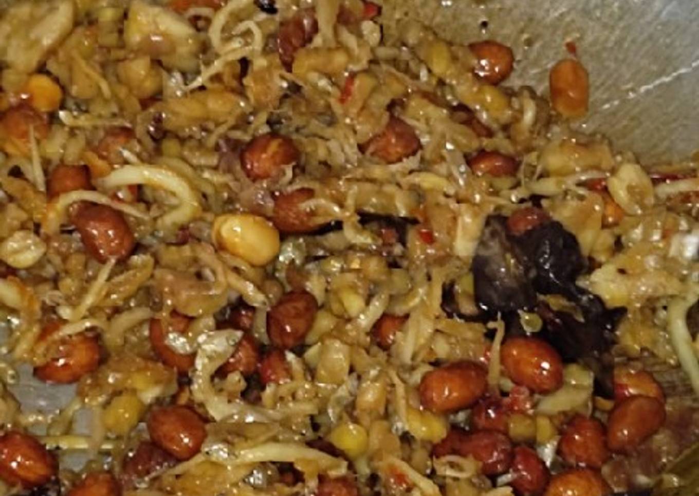 16. Kering teri tempe kacang